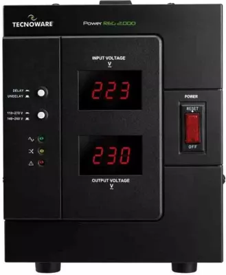 Stabilizator tensioni Tecnoware Power REG 2000, 2000VA/1600W, 220V, i zi