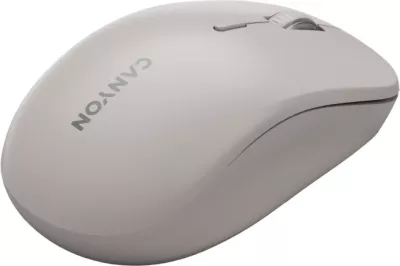 Maus CANYON MW-12 wireless dual mode Bluetooth/RF, 2400 DPI, 6 butona, bezhë, set me receiver + bateri