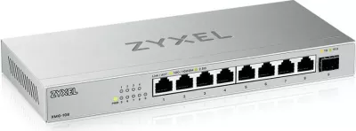 Switch Zyxel XMG-108, 2.5G Ethernet, i montueshëm në mur, ngjyrë argjendi