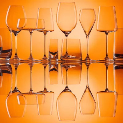 Gotë vere RONA Le Vin Syrah/Pinot Noir 510ml, set 6 copë, transparente