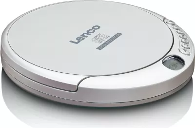 CD player Lenco CD-201, MP3, LCD, kufje, argjend
