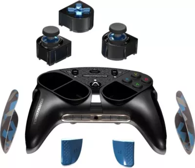 Set modulash për kontrollor, Thrustmaster ESWAP X Blue Color Pack WW, 7 module + 2 kapakë mini-stick, kamuflazh blu
