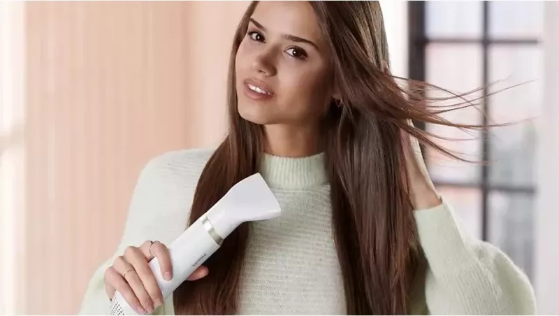 Brushë stiluese për flokë Philips BHA303/00, 800W,e bardhë 