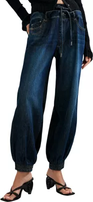 Pantallona xhinse për femra Desigual 26WWDD14, blu [Madhësia: L]