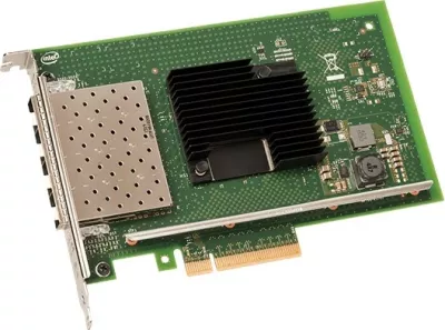 Kartelë rrjeti Intel X710DA4FHBLK, PCI Express, 10000 Mbit/s, e zezë, e gjelbër, çelik inox