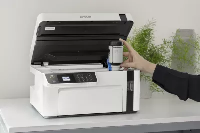 Printer Epson EcoTank M2120, Inkjet, Wi-Fi, Bardhë