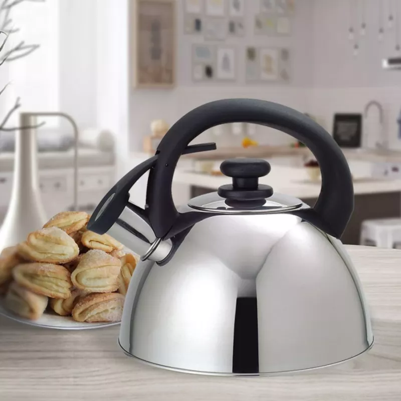 Ibrik çaji Maestro MR-1302, 2 L, çelik inox, dorezë e zezë