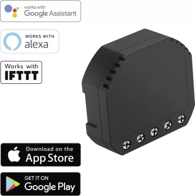 Ndërprerës WiFi Hama, për ndriçues/prizë, kontroll wireless, gri