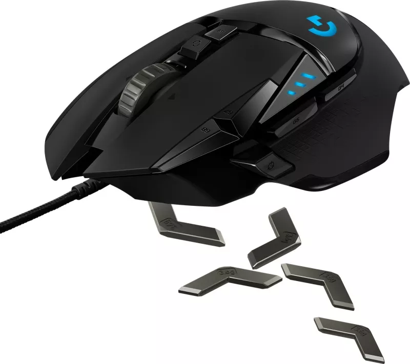Maus Logitech G G502 HERO, 25600 DPI, USB, i zi