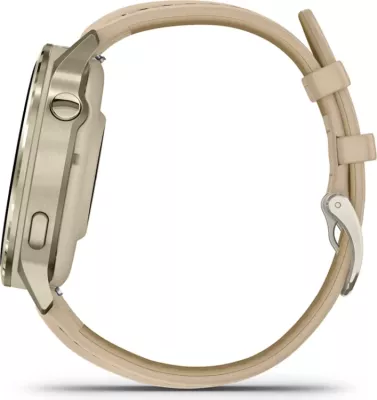 Smartwatch Garmin Venu® 4, Lunar Gold/Bone & Light Sand Band, 41 mm
