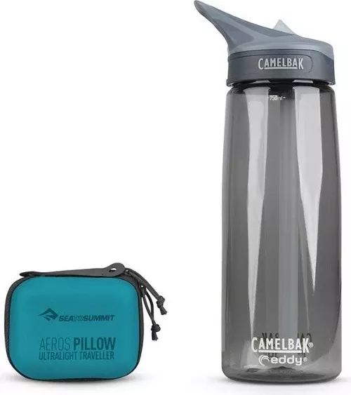 Jastëk udhëtimi SEA TO SUMMIT Aeros Ultralight Traveller, Turquoise
