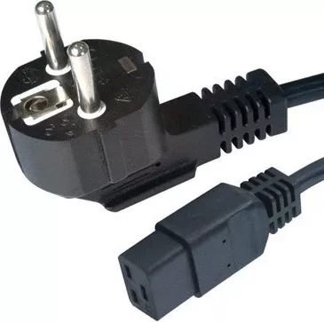 Kabllo për rrymë Gembird Schuko / IEC320 C19, 16A, 1.8m, e zezë
