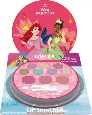 Paletë grimi për vajza Lip Smacker Disney Princess Shimmer Color Palette, multicolor, 12 copë