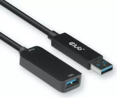 Kabllo USB zgjatës Club3D USB 3.2, 5m, 10Gbps, e zezë