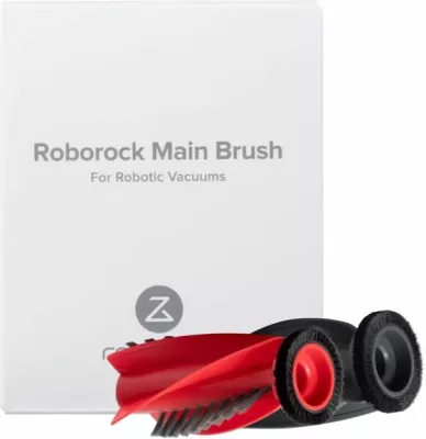 Furçë kryesore Roborock DuoDivide për robot fshesë me korent, kompatibile me Qrevo Curv / Qrevo Curv 5A1 / Qrevo 5AE / Qrevo Edge 5V1 / Saros 10R, kuqe/zezë, 1 copë