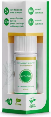 Shampon i thatë për femra Ecocera Oily Hair Dry Shampoo 15g