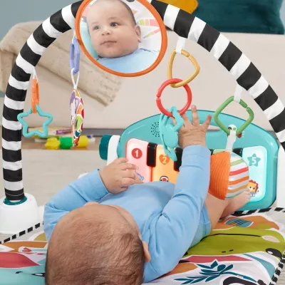 Tapet edukativ me piano Mattel Fisher Price HWY57, shumëngjyrësh