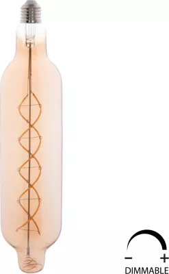 Llambë LED filament, ngjyrë ari, FH4055.02, JHD-NW7775, 8W, E27, 3000K, e zbehtë