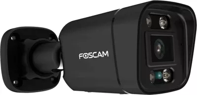 Set kamerash sigurie Foscam FN9108E-B4-2T me recorder, 4 kamera, e zezë