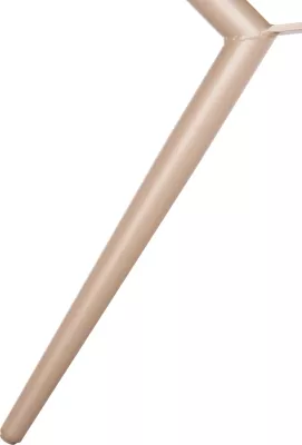 Tavolinë e rrumbullakët alumini, ngjyrë kapuçino, HIGER FH6290.04, Φ126x74Hcm
