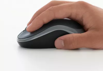Maus wireless Logitech M185, 1000 DPI, i zi, blu
