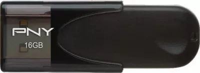 Pendrive PNY Attaché 4 (FD16GATT4-EF) 16 GB USB 2.0, e zezë