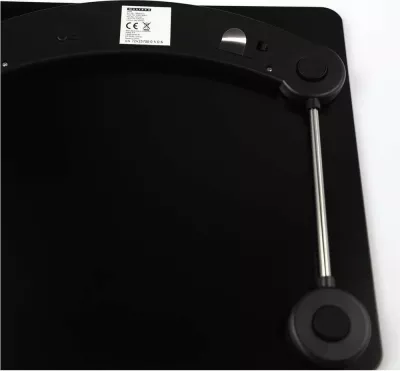 Libra elektronike Melissa 16690073, ekran LCD, xham, ngjyrë e zezë