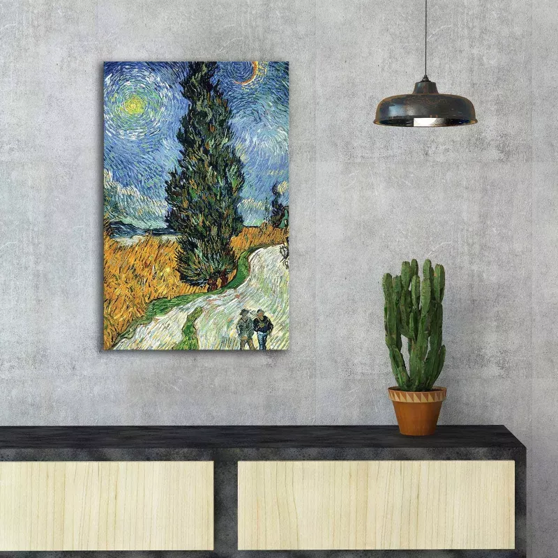 Pikturë dekorative në kanavacë, Van Gogh, shumëngjyrëshe, FAMOUSART-101, 45x70cm