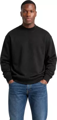 Duks për meshkuj Calvin Klein Jeans INTERLOCK CREW J30J326134, i zi