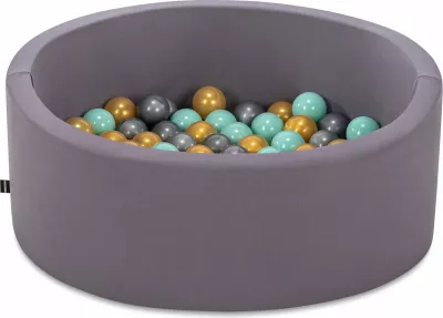 Pishinë topash për fëmijë, Bubble Pops v1, gri, Evila Originals