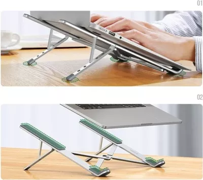 Mbajtëse laptopi UGREEN LP451, e rregullueshme, argjendtë