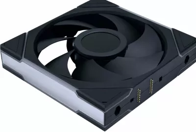 Ventilator për kasë PC Lian Li UNI FAN TL Wireless LCD 140mm ARGB PWM 4-pin (14TLLCD1W1B), 1 copë, i zi