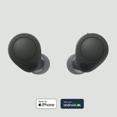 Kufje Sony WF-C700N True Wireless, Noise Cancelling, të zeza