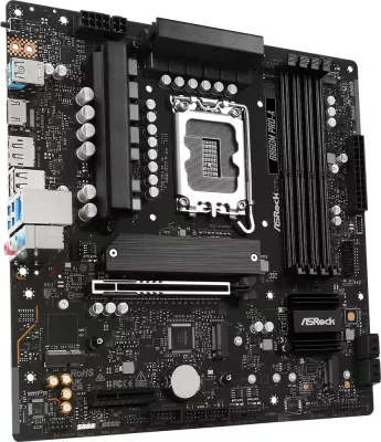 Pllakë amë ASRock B860M Pro-A, micro ATX, Intel, 4 slote RAM, e zezë