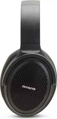 Kufje Bluetooth Aiwa HST-250BT, over-ear, HyperBass, microSD, AUX, 12h, të zeza, set me kuti & kabllo