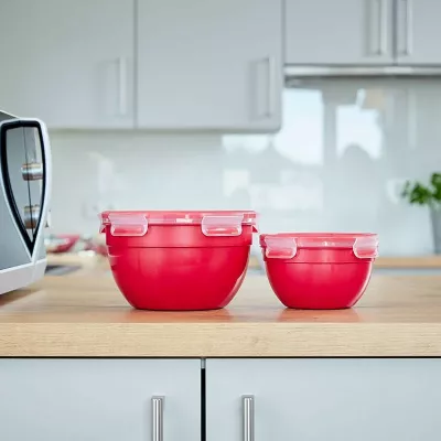 Enë mikrovale Emsa N1060600, plastike, e kuqe