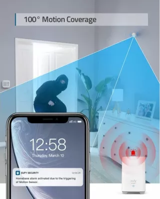 Sistem alarmi smart Anker Eufy Security T8990321, set 5 copë, e bardhë