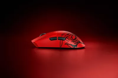Maus Razer Viper V3 Pro Faker edition, wireless, 35000 DPI, i kuq