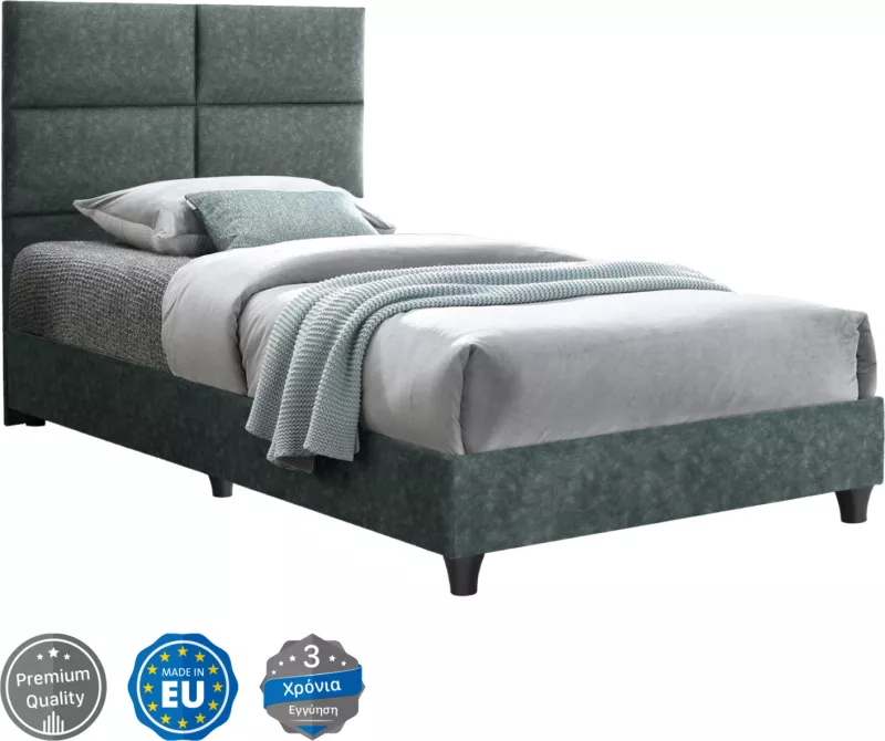 Krevat MILO FH652.27, material lëkure NUBUCK, 90x200 cm