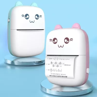 Printer termik mini Hurtel HURC9, Bluetooth, 1000mAh, Kaltër