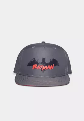 Kapele snapback Difuzed Batman për djem, e rregullueshme, gri