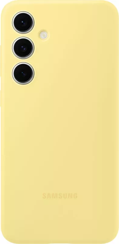 Mbështjellës silikon Samsung Galaxy S24 FE, 6.7", verdhë