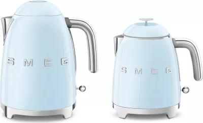 Ibrik elektrik SMEG KLF05PBEU mini, 1400W, 0.8L, kaltër