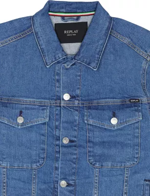 Jakne për meshkuj Replay REGULAR MV868 .000.867 B12, denim [Madhësia: M]