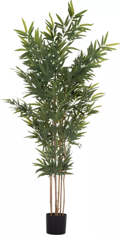 Bimë dekorative sintetike në vazo, bambu, FH4736, 20x95x180cm