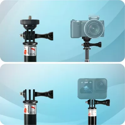 Monopod & selfie stick Tech-Protect GA100 për GoPro/DJI, e zezë