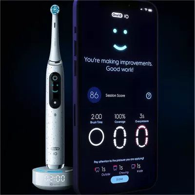 Furçë dhëmbësh elektrike Oral-B iO Series 10, për të rritur, e bardhë