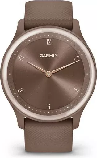 Smartwatch Garmin vívomove Sport, OLED, GPS, ngjyrë ari rozë