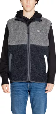 Jelek për meshkuj Tommy Hilfiger Jeans TJM TEDDY ESSENTIAL DM0DM19628, i zi