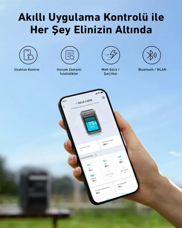 Stacion portativ Anker SOLIX C300X, 288Wh, 600W